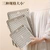 Double-layer Plastic Drain Tray Household Drain Tray Tea Tray Shelf Bowl Chopsticks Tea Cup Rectangle Storage