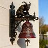 Resin Material Krampus Decorative Ornament Resin Decorative Hanging Bells  Halloween Decoration