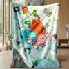 Amazing World of Gumball Cozy Flannel Blanket, Comfortable Warm Throw Blanket for Bedroom Sofa Home Use