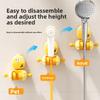 Cute Cartoon Suction Cup Shower Head Bracket Fixed Artifact Home Bathroom Punch-free Children's Shower Head Bracket Removable and Adjustable