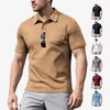 New Men's Loose Trend Short-sleeved Lapel Polo Shirt Polo Shirt Sports Leisure Tactical Short Sleeve