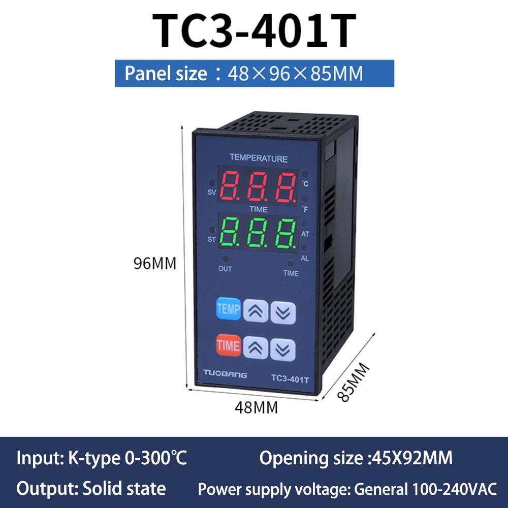 

TC3-401T multifunctional digital display temperature controller high-precision temperature time integrated hot stamping machine