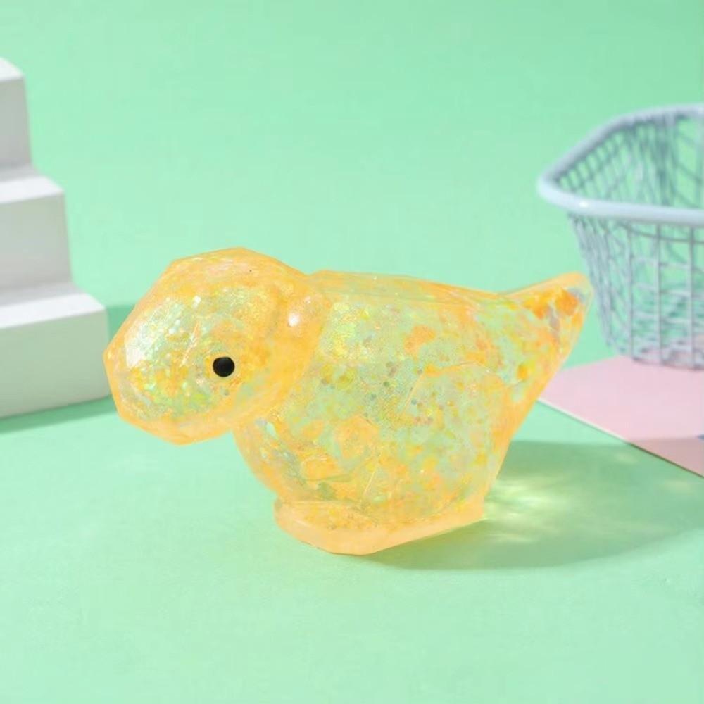 Glitter Dinosaur Squishy Toys Stress Relief Sensory Toys  For Stress Anxiety Relief