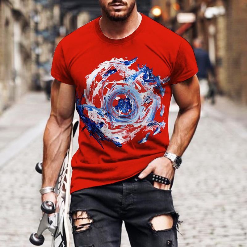 Мужская футболка с принтом в виде подсолнуха 3D Digital Printed — фото 4