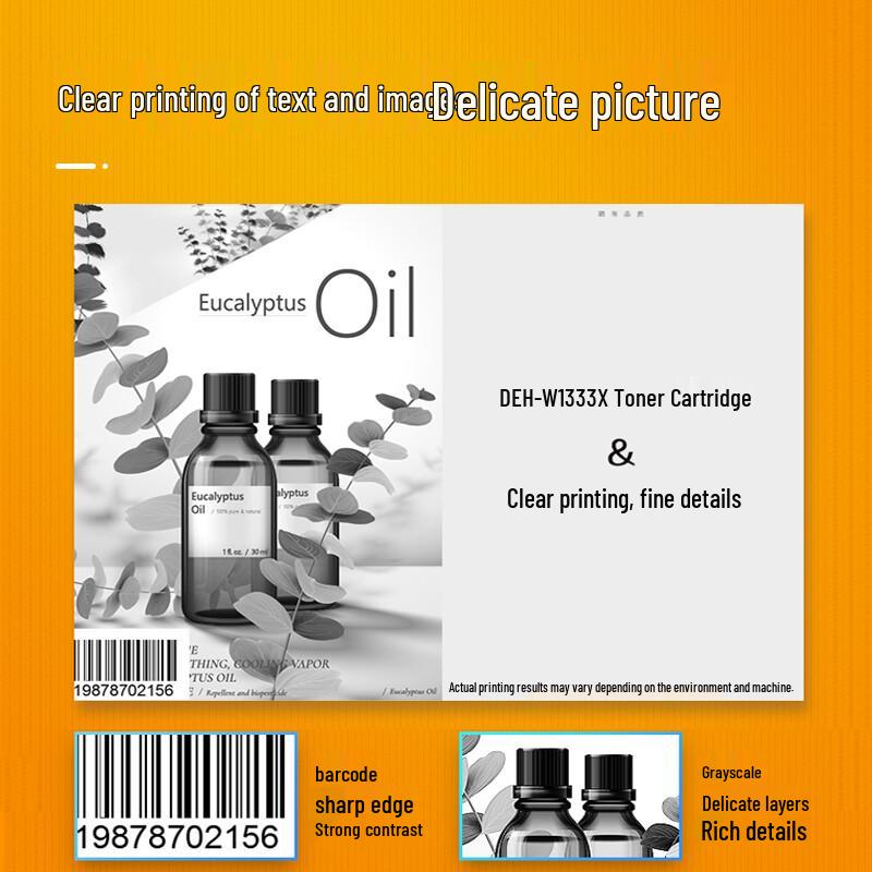 Deli W1333A/1333X Compatible Black High-Yield Toner Cartridge