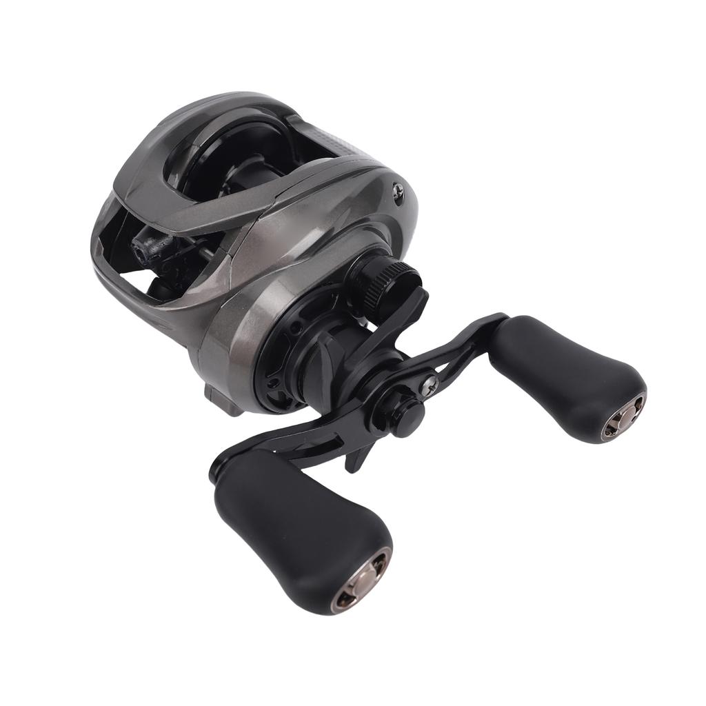 7.0:1 Übersetzungsverhältnis 5+1BB Baitcasting-Rolle 8kg Bremskraft Angelrolle Süßwasser Salzwasser Wurfrole Linkshand