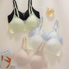 Kleine Brust Unterstützung Weich und Stützend Sexy Tiefer V Nahtlose Dessous Französische Spitze BH für Frauen