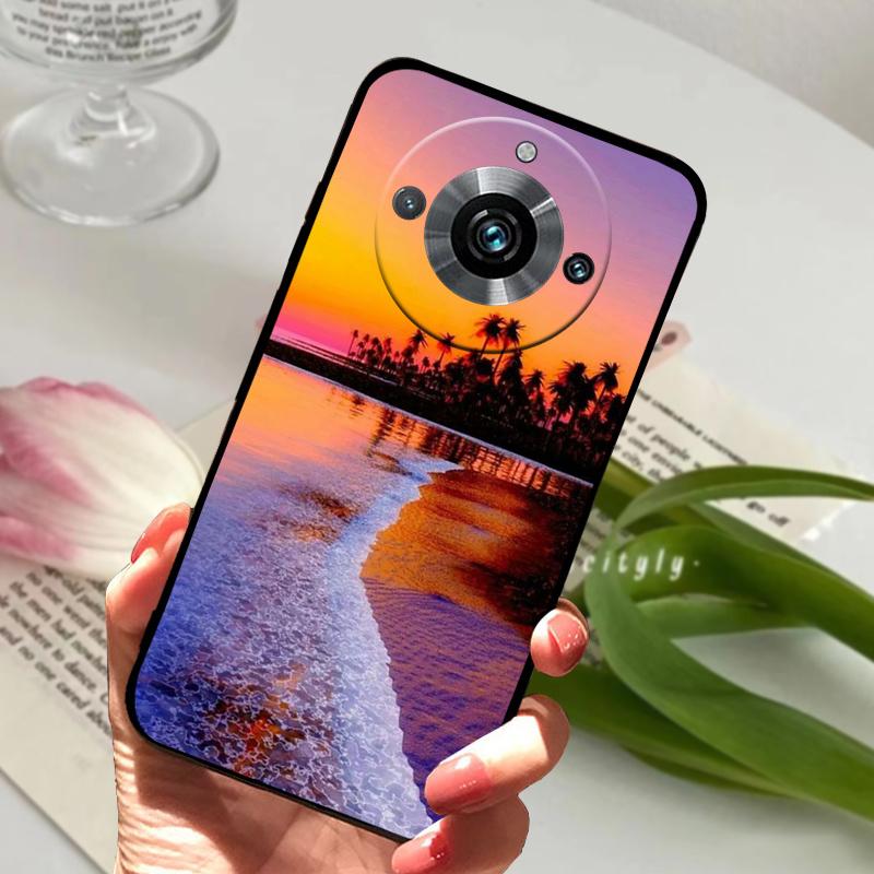 Pro pouzdro Realme 11 Pro Plus Silikonové nárazuvzdorné měkké TPU kryt telefonu Pro Realme 11 11Pro+ 5G Funda Realme11 Pro Capa Kreslený