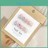 Handmade Cute Cartoon Nail Stickers For Women Removable And Reusable Fake Nails