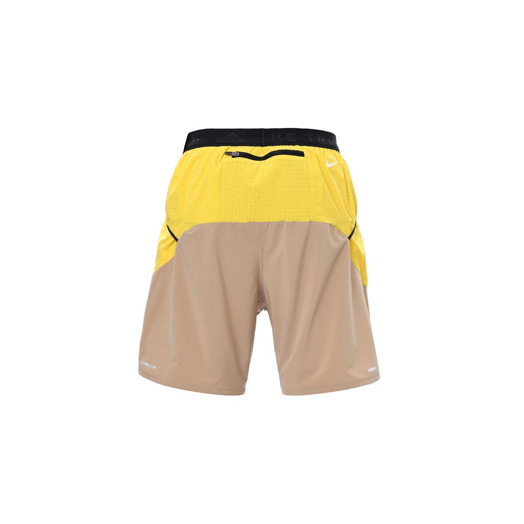 Nike Dri-FIT Contrast Quick-Dry Lined Running Shorts Men Bottoms Khaki FB4195-247