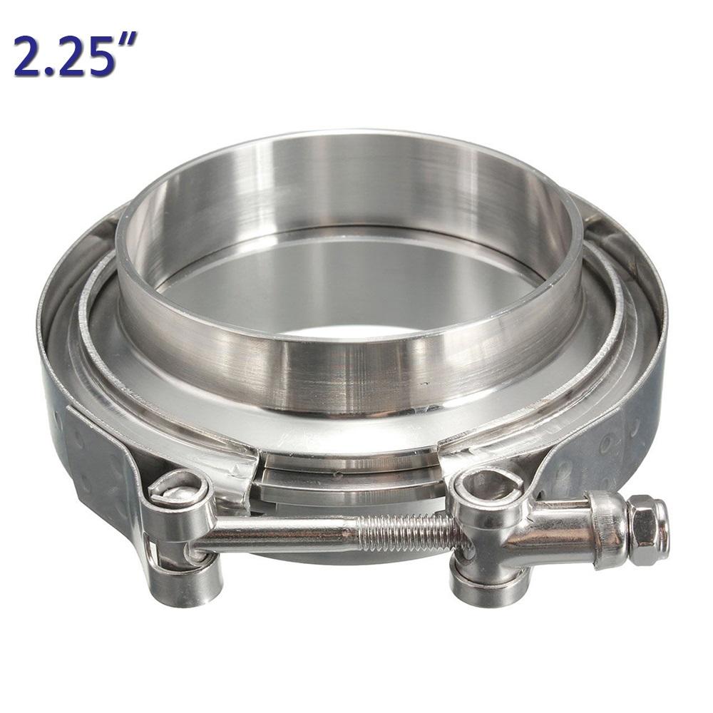 ZUCZUG 1.5-6.0"  Tubor Exhaust V Band Clamp with Male  and Female Flange Design for Exhaust Pipe Clamp Stainless Steel 304
