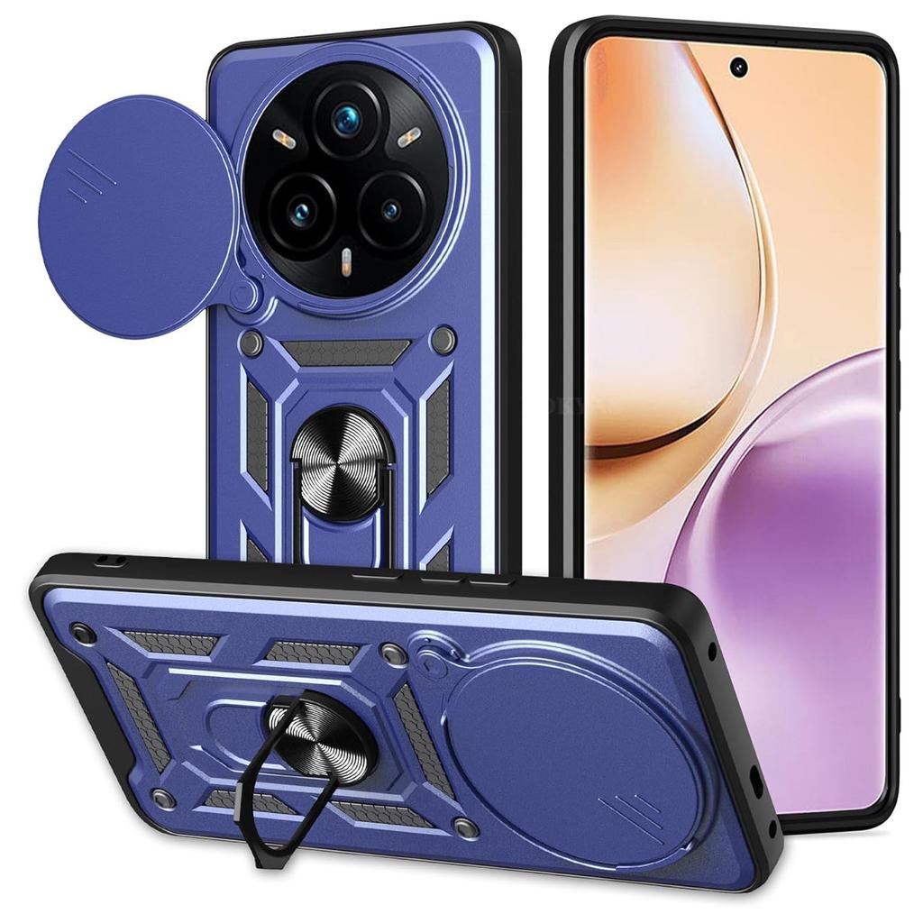 Armor Case For Realme 14 Pro 5G 14 Pro+ Plus Cover Lens Protection With Ring Magnetic Holder Coque Fundas Capa