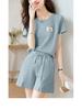 Summer Fairy Casual Shorts & Tee Set for Women - Fresh & Age-Reducing Two-Piece