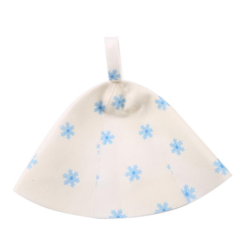 Gorro de Sauna Anti Calor Fieltro de Lana Grueso Gorro de Ducha Turbante para el Cabello Toalla de Secado Rápido Sombreros Toalla Accesorios para Baño de Sauna