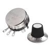 Carbon Potentiometer Digital Knob Cap Set WTH118 2W 10K Ohm Round Shaft Carbon Rotary Taper Motor Speed Electrical Devices