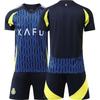 Riyadh Away No. 7 Jersey Youth Adult Set Breathable Quick-Dry Soccer Club Football Shirt