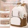 2024 Capybara Girls' Backpack: Stylish, Spacious & Perfect for Grades 1-6