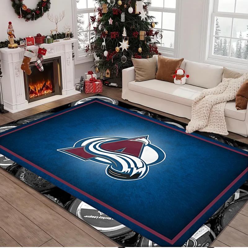 Colorado Avalanche Rug Area rug for Livingroom, Bedroom, Palyroom, Chair Rug, Office Rug, Floor mat, Large Size Fan Christmas Birthday gift