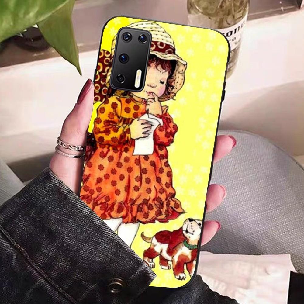 Sarah Kay Mädchen Handyhülle Für Huawei P 8 9 10 20 30 40 50 Pro Lite Psmart Honor 10 Lite 70 Mate 20lite