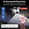 ICsee 6-Inch 50x Optical Zoom Binocular Surveillance Camera with Metal Shell and 4G Connectivity