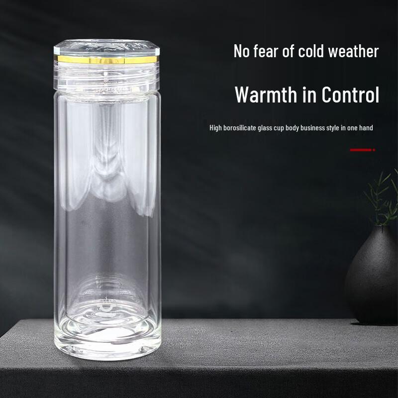Kangsheng Kangbo Double-Layer High Borosilicate Glass Mug