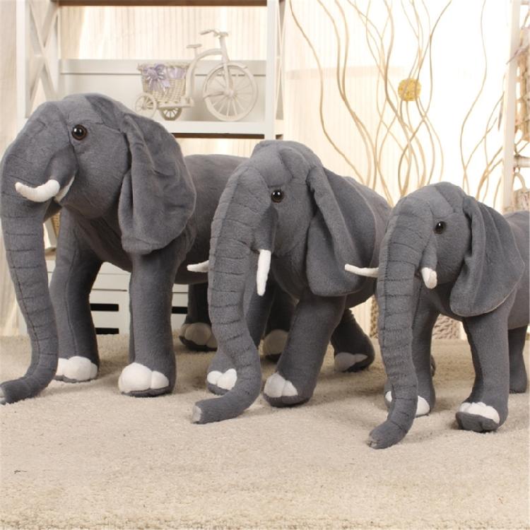 Elephant Plushes Pillow, Large Stuffed Animals for Playtimes and Relaxation