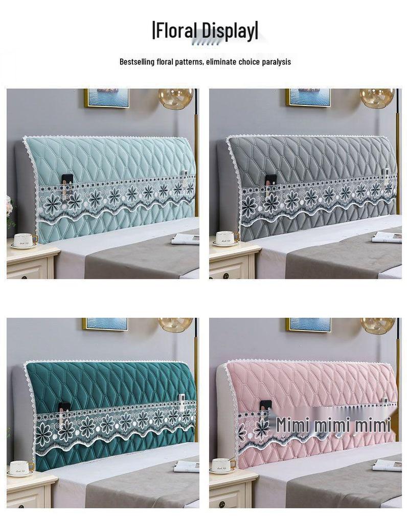 2025 New Style Elastic Headboard Slipcover: Soft Pack Backrest & Dust Cover