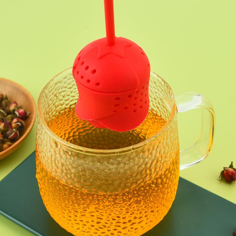 

Creative Portable Silicon Tea Infusers Rose Lemon Leaf Tea Strainers Tea Sieve Filter Tools Teaware Strainer Kitchen Accessories
