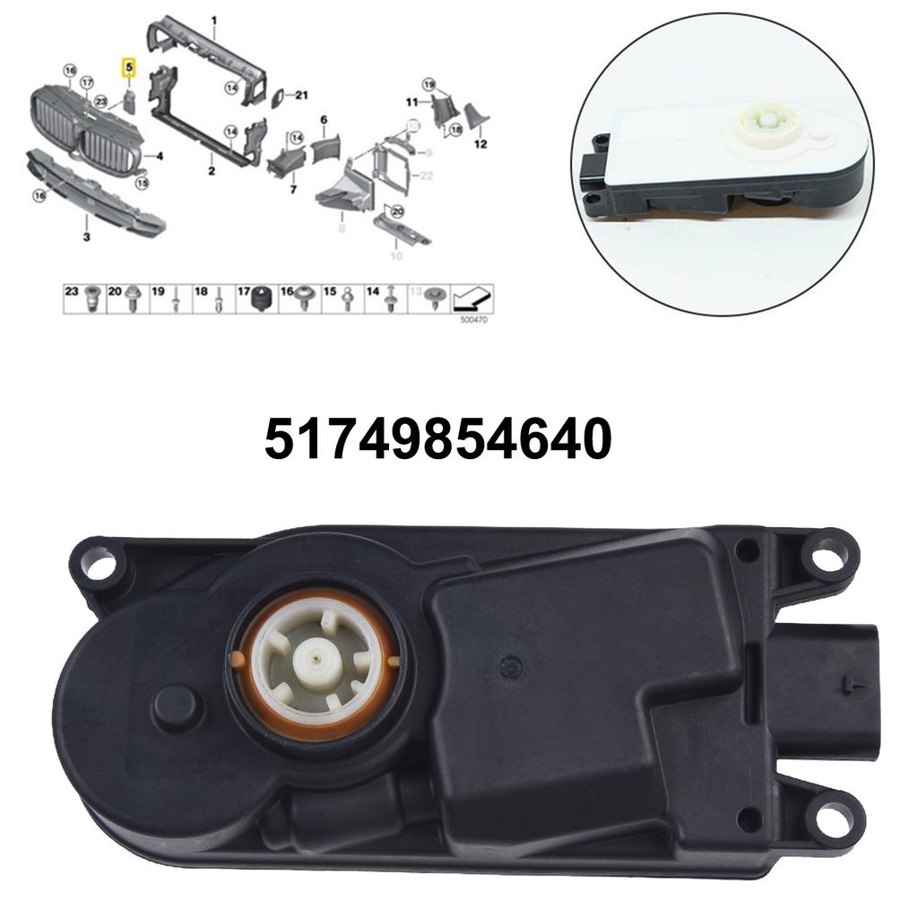 Grille Upper Active Air Flap Control 51749854640# For BMW- 5 6 7 SERIES G30/G31 G32 G11/G12 Car Radiator Grille Shutter Actuator
