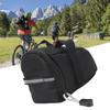 Black Bicycle Seat Rear Storage Pouch Cycling Road Mountain Bike Saddle Bag Accessory