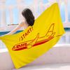 Fashion Logo D-DHL Microfiber Printed Beach Towel Mountain Climbing Yoga Beach Swimming Running Absorbent Soft Towel
