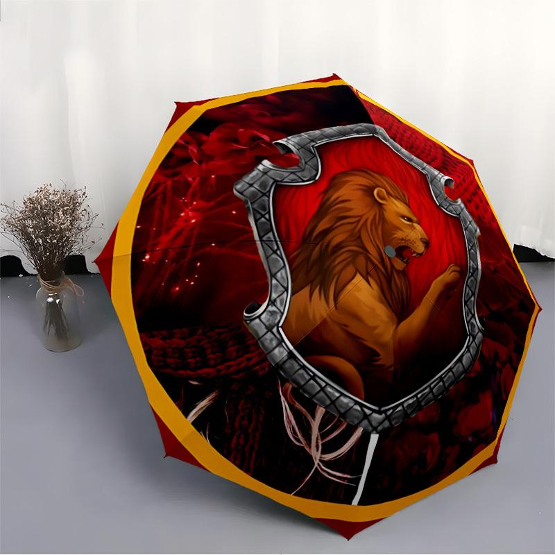 1pc Harry Potter Automatic Open/Close Umbrella, Christmas Gift for Men Women, Daily Travel Outdoor Use Yy251101164
