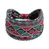 Bohemian Retro Print Yoga Headband: Wide African-Inspired Headscarf for Women