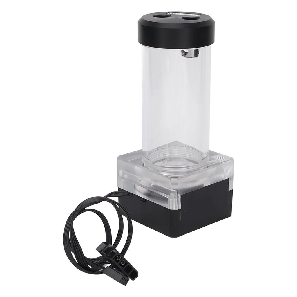 Water Cooling Reservoir 15cm 550LH 10W 12V DC 3.5m Pump Head G14 Thread Fast Heat Dissipation CPU
