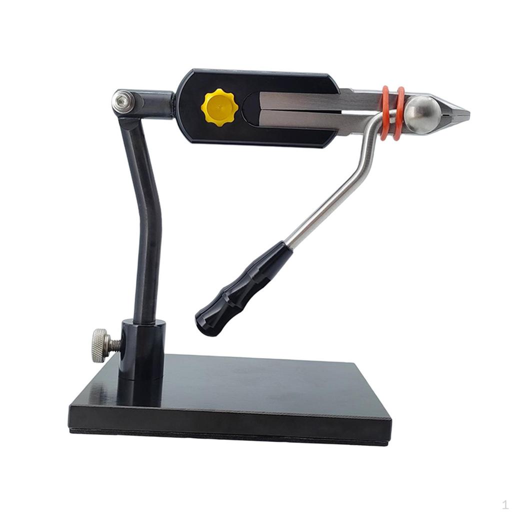 Fly Tying Vise 360° Supplies Portable Easy Adjustment Equipment Tool for Fishing Hooks