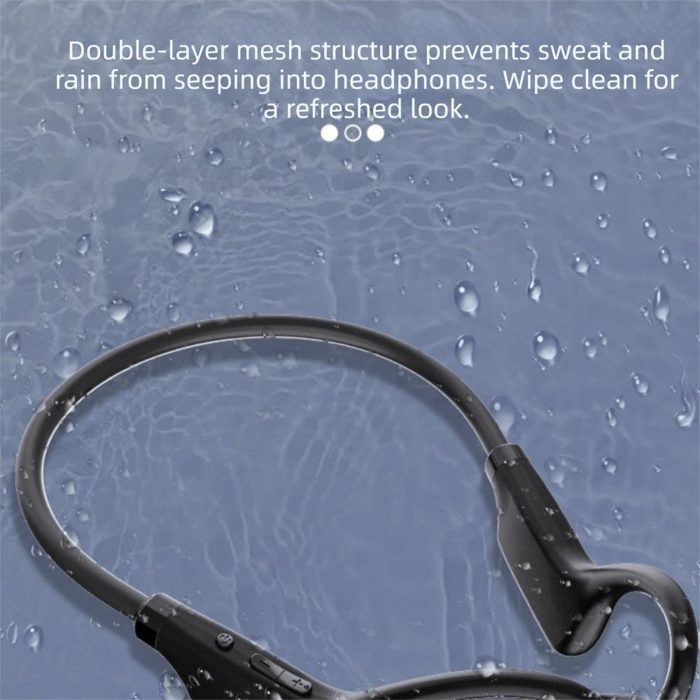 Bluetooth 5.3 Bone Conduction Headphones With Mic Wireless Bluetooth Headset Workout
