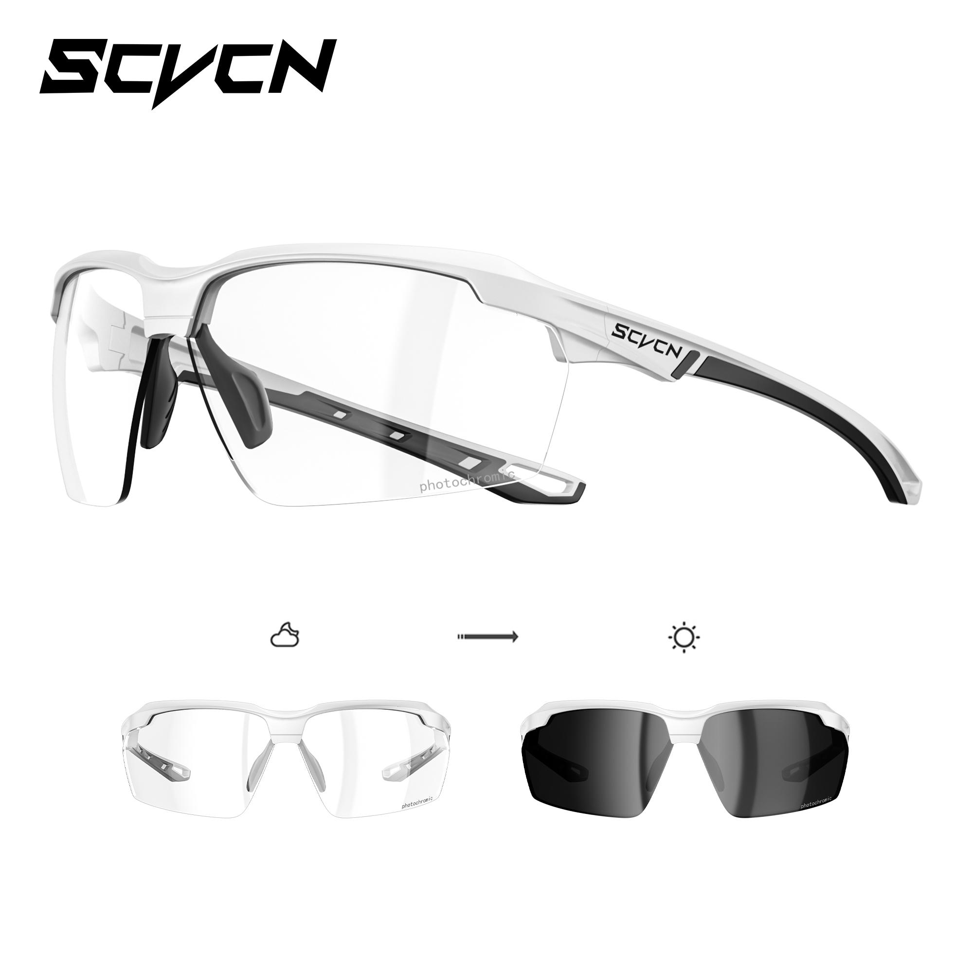

SCVCN Фотохромные Велосипедные Очки UV400 Для Активного Отдыха Бега Мужские Солнцезащитные Очки Дорожный MTB Велосипед Очки Женские Велосипедные Очки