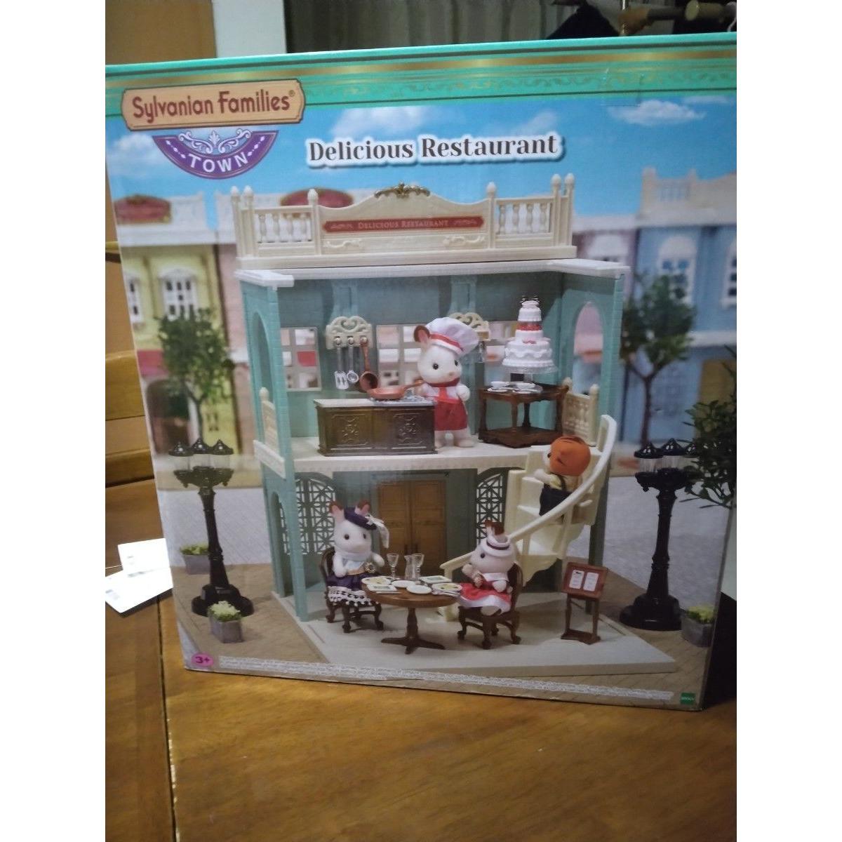 Used Sylvanian Families Town Series Wonderful Restaurants in Town Overseas Edition