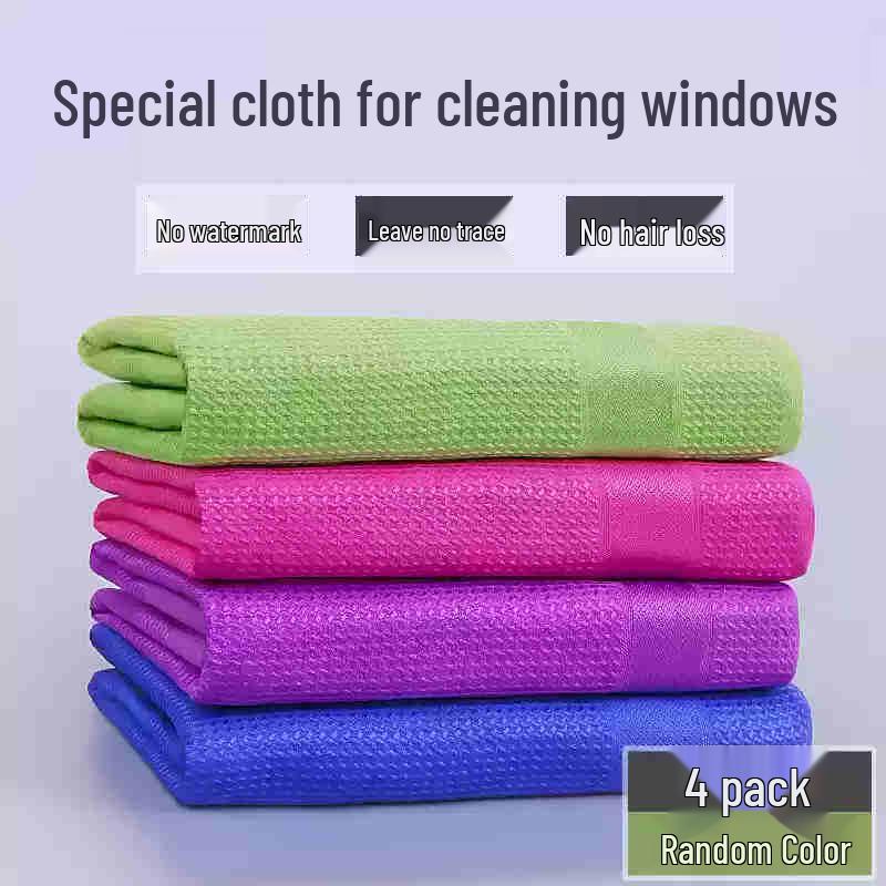 Безворсовые салфетки Jiemengzhe для чистки стекла и зеркал
