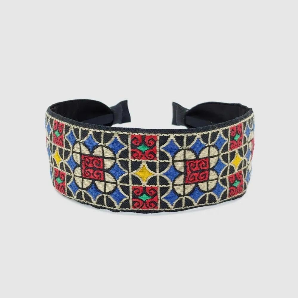 Lara Ethnic Grid Hairband PBLUEBEIGELALAH337 3306184