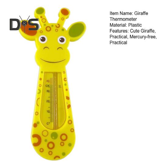 Baby-Badethermometer, digitales Giraffen-Badewannenthermometer, Säuglingswassertemperaturthermometer, schwimmendes Babyparty-Spielzeug für die Badewanne von Säuglingen und Kleinkindern