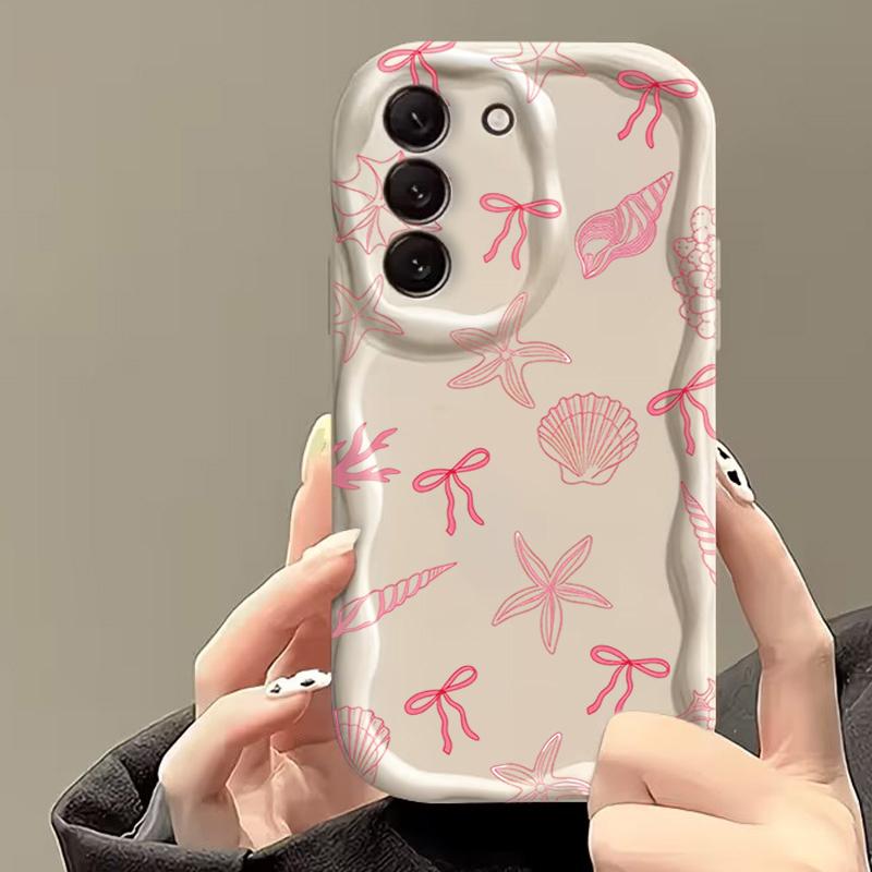 Case for Samsung Galaxy S26 S24 S25 Ultra S23 S22 Plus FE A57 A37 A17 A56 A36 A16 A06 A15 A35 A55 Colorful Marine Organism Cover