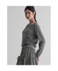 8SECONDS Boat Neck Pullover Gray