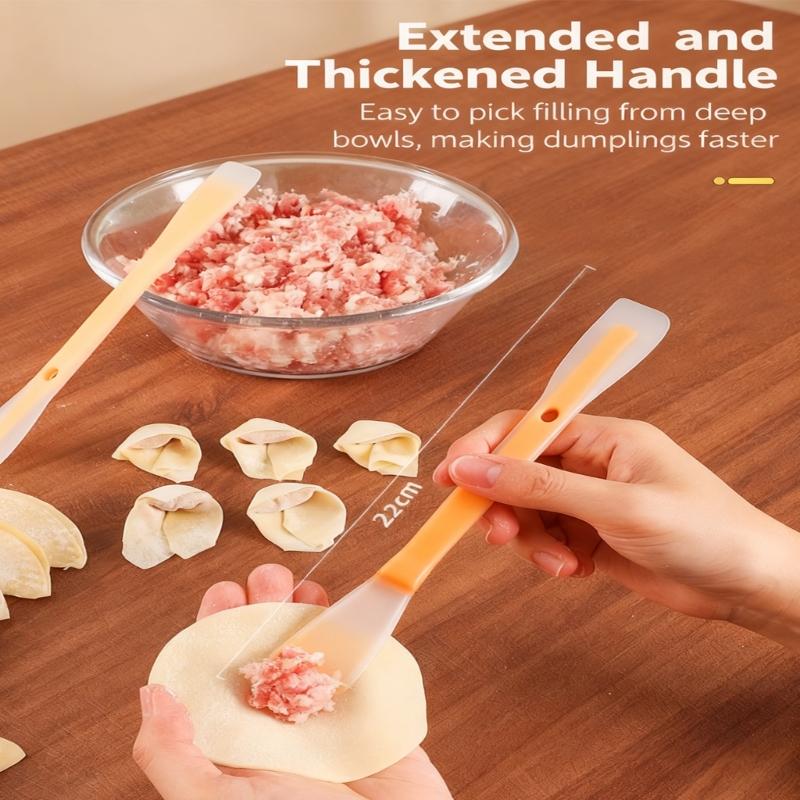 Double Headed Dumpling Scooper Nonstick Kitchen Gadget For Efficient Filling Preparation Pastas Ravioli And Pastry Dough