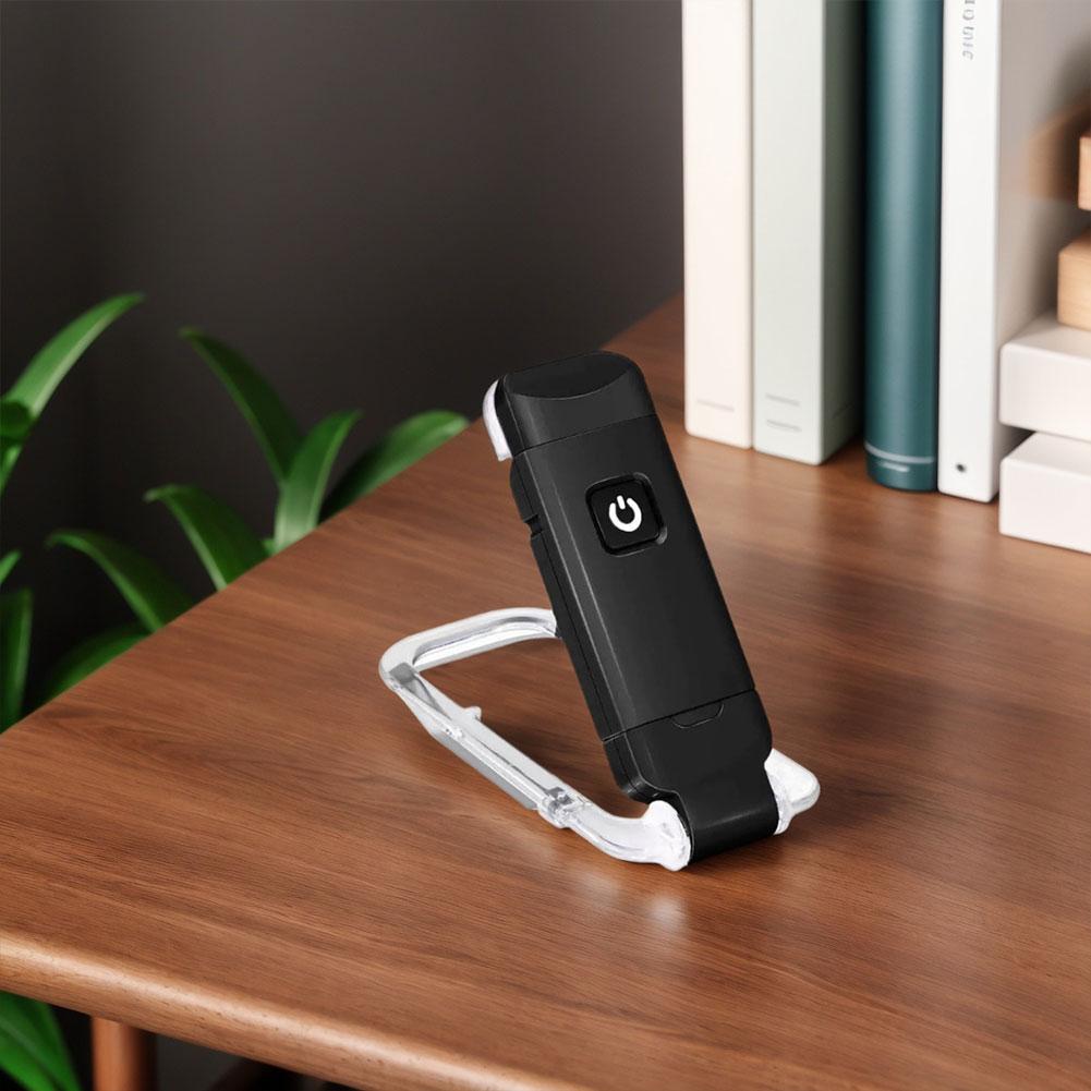 USB Rechargeable Portable Clip-on LED Reading Light Eye Care Book Lamp Night Light for Reading in Bed