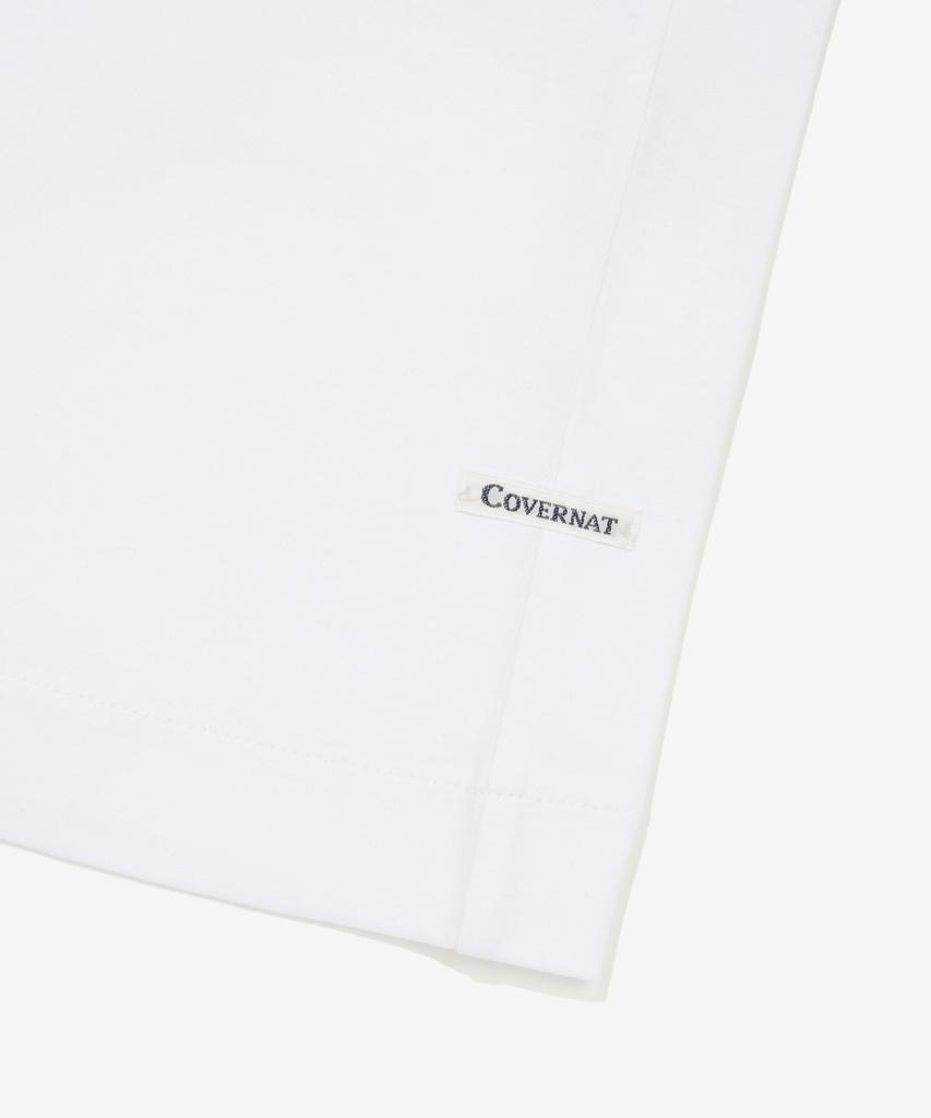 COVERNAT Western Boots Graphic Crop T-Shirt White