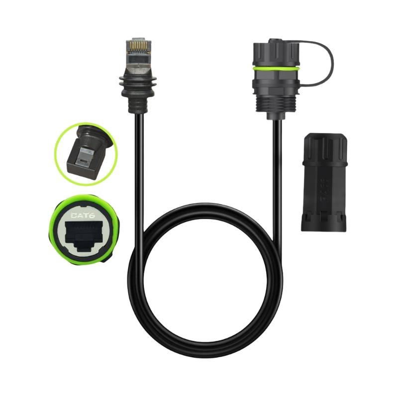 

Ethernet-адаптер для подовження кабелю Gen3 до з єднувача RJ45 Водонепроникне Ethernet-з єднання Для зовнішніх мереж 1