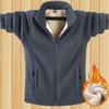 Plus Size 9XL Warm Solid Color Fleece Sweatshirt for Men Autumn Winter Thicken Clothing