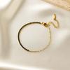 Luxury Colorful Cubic Zirconia Tennis Bracelets For Women Girls Stainless Steel Gold Color Splicing Chain Bracelet Jewelry Gifts