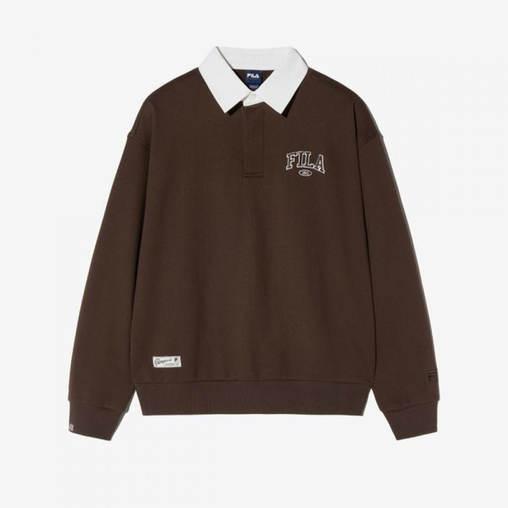 Fila Choco Rugby Sweatshirt BROWN/110